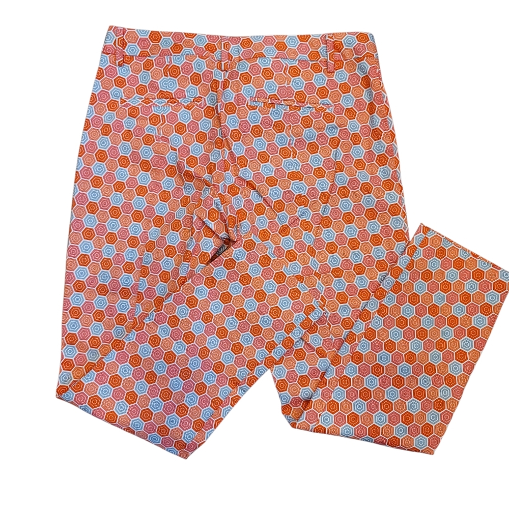 Gap Slim Cropped Geometric Pattern Modern Chic St… - image 2